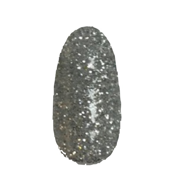 19534 Блёстки для дизайна ногтей серебро, 10 гр.