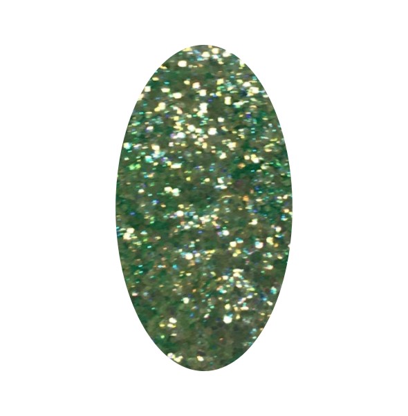 19681 Новогоднее конфетти для дизайна ногтей 10 гр. Светло-зеленый (блёстки + мелкие соты)