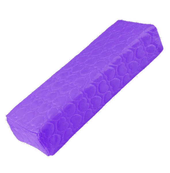Подушка для руки клиента, Лаковая,сине фиолетовая 