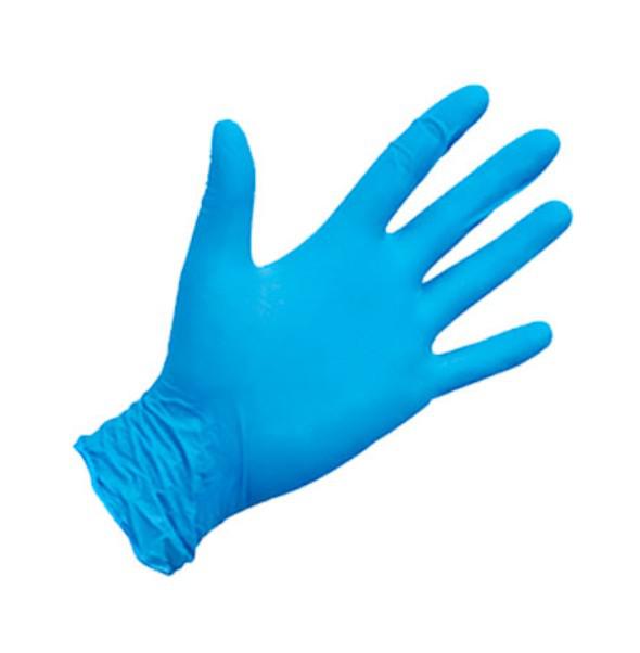 23775 Перчатки нитровиниловые WallyPlastic голубые S 50 пар/уп (3,5 гр)